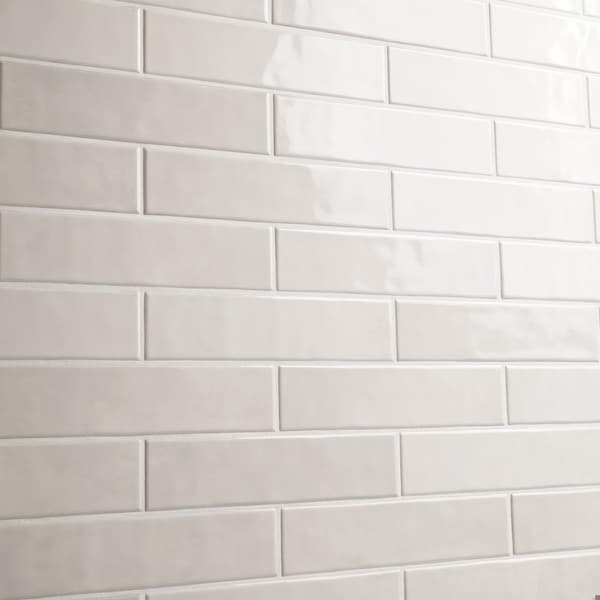 Msi Renzo Dove 3" X 12" Glossy Ceramic White Wall Tile, PK22 - ZOR-PT-0118