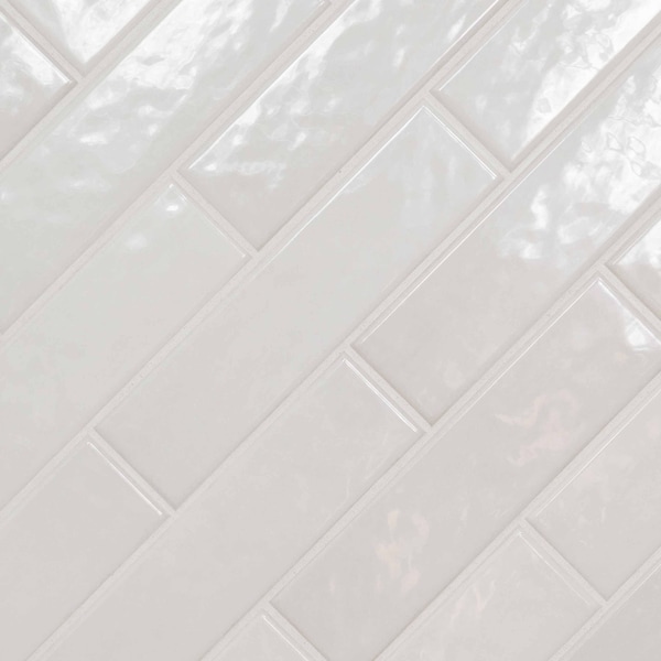 Msi Renzo Dove 3" X 12" Glossy Ceramic White Wall Tile, PK22 - ZOR-PT-0118
