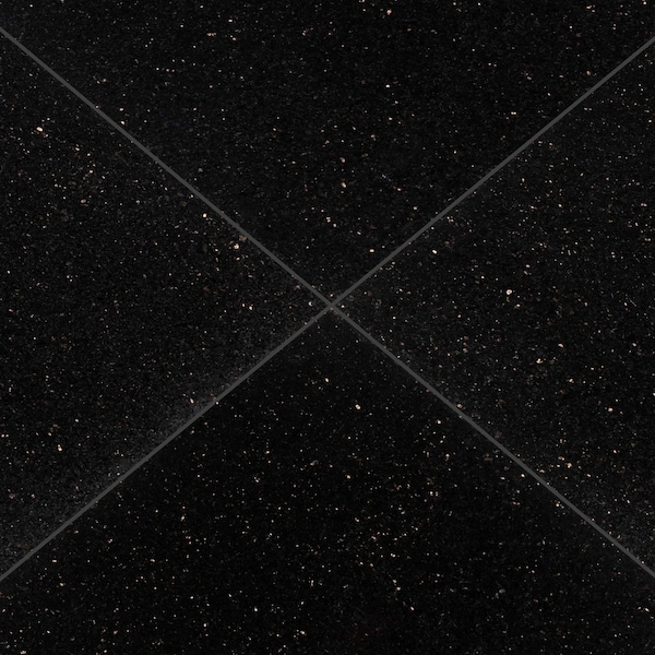Msi Black Galaxy SAMPLE Polished Granite Floor And Wall Tile - ZOR-NS-0044-SAM