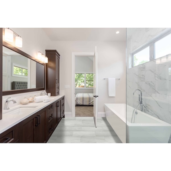 Msi Durban Gray 12 In. X 24 In. Matte Porcelain Floor And Wall Tile, 8PK - ZOR-PT-0404