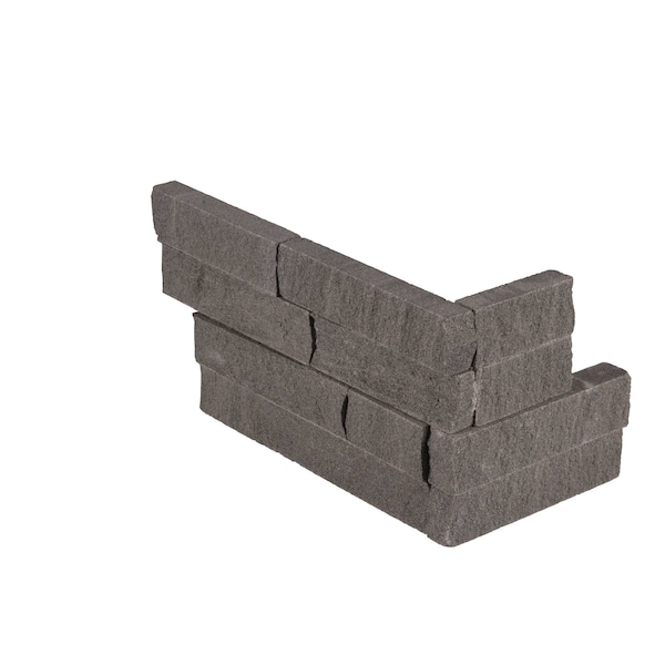 Msi Mountain Bluestone Splitface Ledger Corner 6 in.  X 18 in.  Natural Sandstone Wall Tile, 4PK - ZOR-PNL-0134