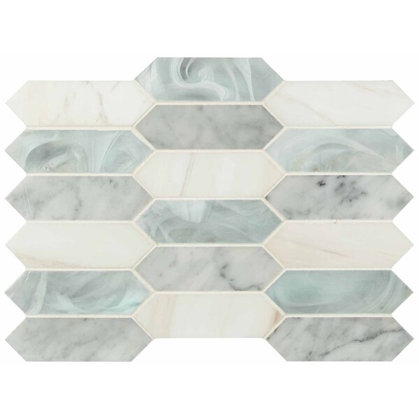 Msi Cienega Springs SAMPLE Textured Picket Multi-Surface Mesh-Mounted Mosaic Tile - ZOR-MD-0301-SAM