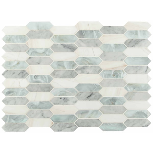 Msi Cienega Springs SAMPLE Textured Picket Multi-Surface Mesh-Mounted Mosaic Tile - ZOR-MD-0301-SAM