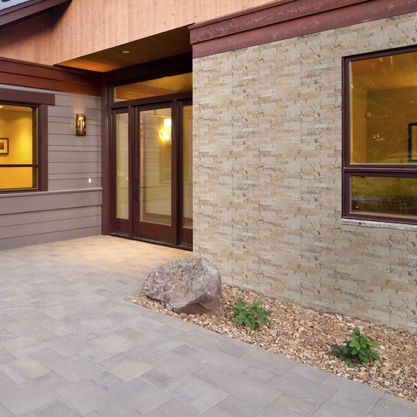 Msi Philadelphia Splitface Ledger Panel 6 In. X 24 In. Natural Travertine Wall Tile, 6PK - ZOR-PNL-0088