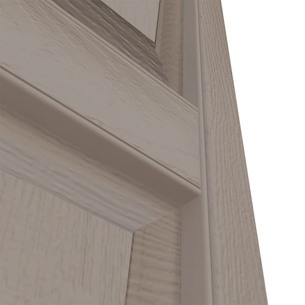 Ekena Millwork Mid-America Vinyl, Standard Size Williamsburg Double Panel Shutters, 21243008, PR - 00021243008
