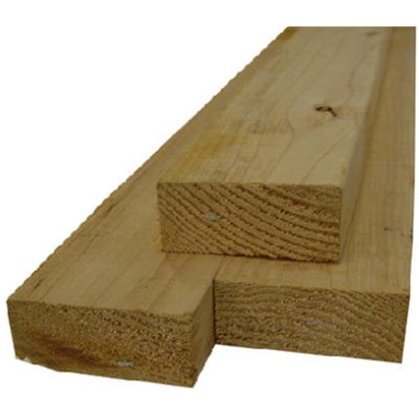 Alexandria Moulding Alexandria Moulding 102X3-WS096C 2 x 3 in. 8 ft. Wood Stud - 507913