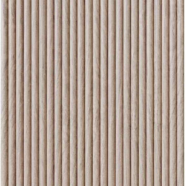 Designs Of Distinction 1" Double Bead Tambour - White Oak (12"W x 48"L) - 011248105WK1