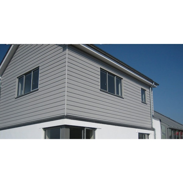 Ejoy 106in x 6.1in Outdoor WPC Vinyl Wall Siding Panel, 4PK - WSP_FEW2