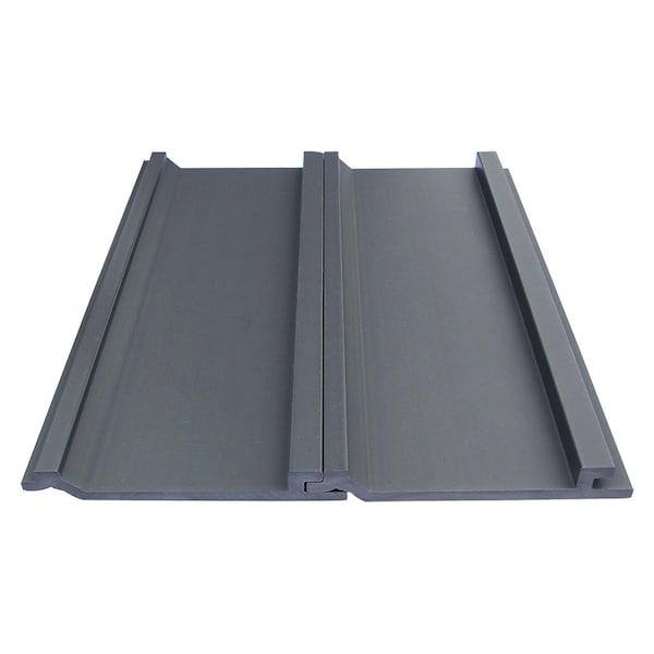 Ejoy 106in x 6.1in Outdoor WPC Vinyl Wall Siding Panel, 4PK - WSP_FEW2