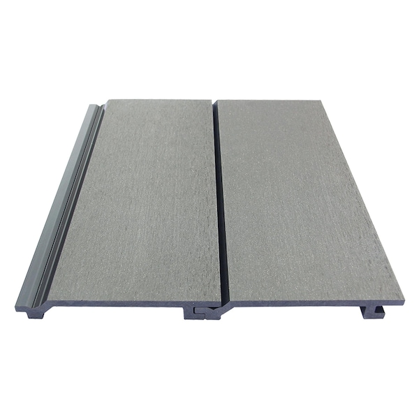 Ejoy 106in x 6.1in Outdoor WPC Vinyl Wall Siding Panel, 4PK - WSP_FEW2
