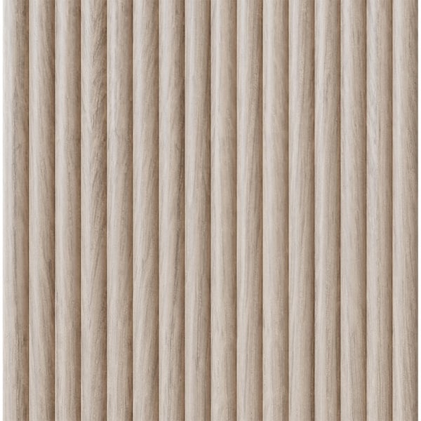 Designs Of Distinction 3/4" Single Bead Tambour - White OaK (12"W x 96"L) - 011296101WK1
