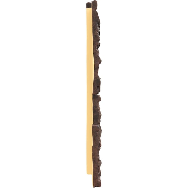 Ekena Millwork 45 3/4"W x 24 1/2"H x 1 1/4"D Canyon Ridge Stacked Stone Faux Stone Siding Panel Canyon Brown - PNU24X48CNCB