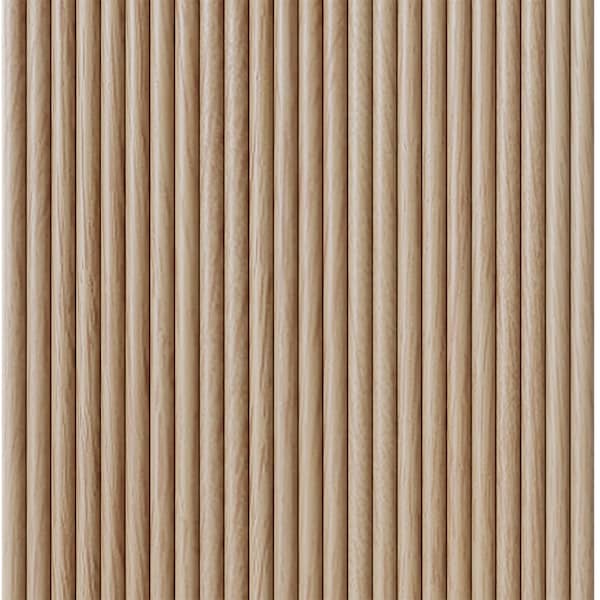 Designs Of Distinction 1" Double Bead Tambour - Red Oak (12"W x 96"L) - 011296105AK1