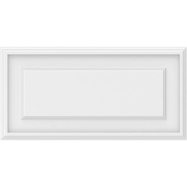 Ekena Millwork Legacy Raised Panel Decorative Wall Panel, 24"W x 12"H x 5/8"P - WALP24X12X062LEG