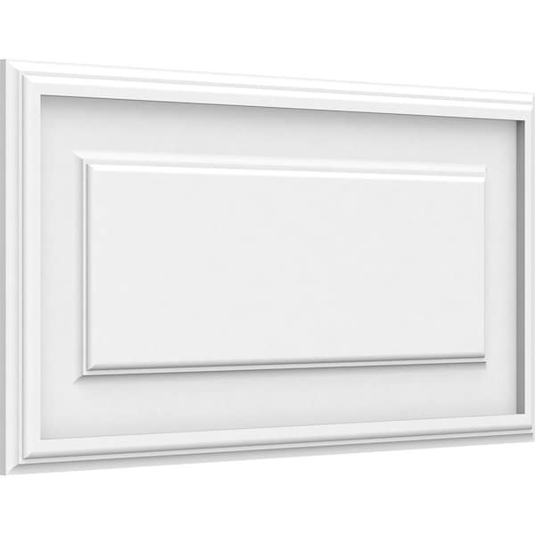 Ekena Millwork Legacy Raised Panel Decorative Wall Panel, 24"W x 12"H x 5/8"P - WALP24X12X062LEG