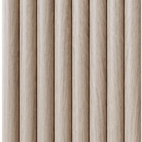 Designs Of Distinction 1-1/2" Single Bead Tambour - White Oak (12"W x 48"L) - 011248106WK1