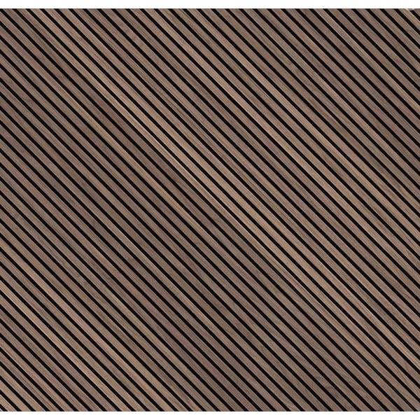 Msi Sample 3D Tawny Fluted Wood Slat Acoustic Sound Absorbing Wall Paneling - ZOR-MD-0643-SAM