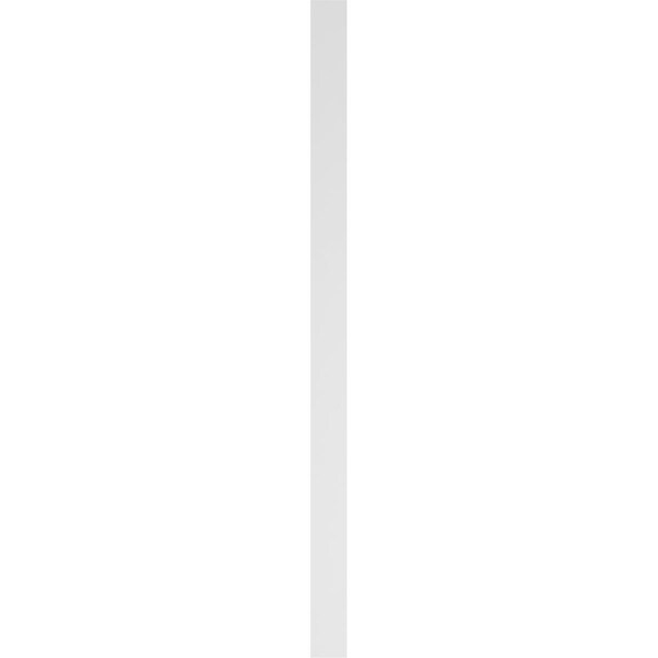 Ekena Millwork Flat Panel PVC Pilaster w/Standard Capital & Base, 5"W x 90"H x 2"P - PILP05X090FP01-2