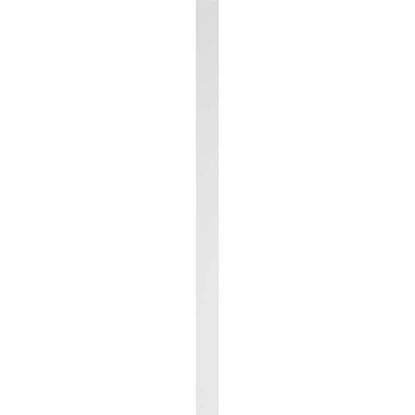 Ekena Millwork Fluted PVC Pilaster w/Decorative Capital & Base, 4"W x 72"H x 2"P - PILP04X072FL02-2