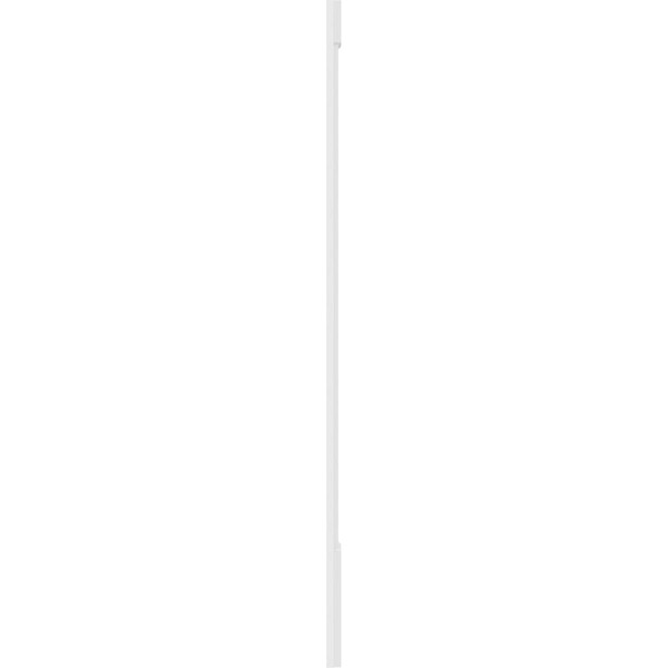 Ekena Millwork Two Equal Raised Panel PVC Pilaster w/Standard Capital & Base, 9"W x 90"H x 2"P - PILP09X090DRP01-2