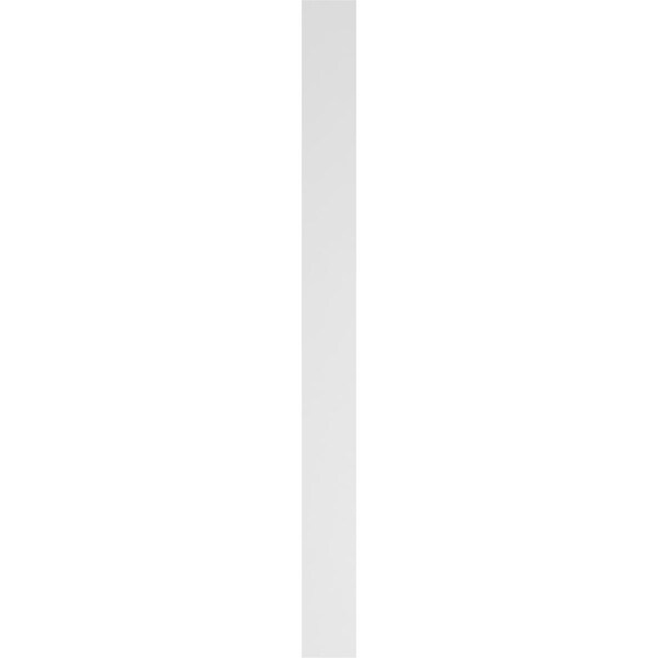 Ekena Millwork Flat Panel PVC Pilaster w/Standard Capital & Base, 4"W x 48"H x 2"P - PILP04X048FP01-2