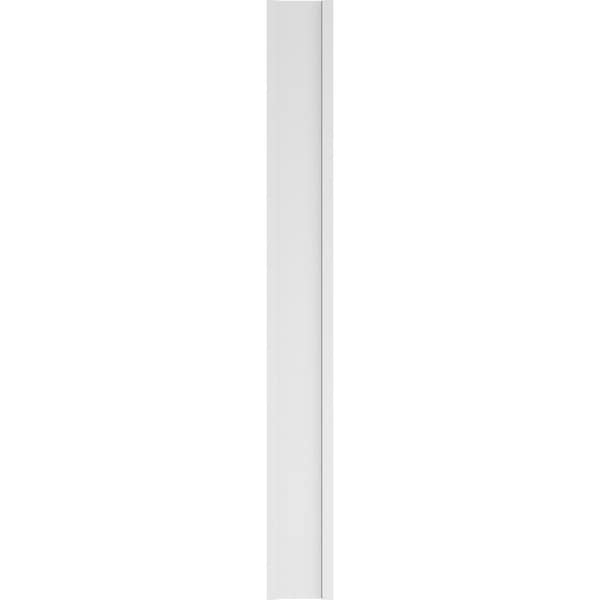 Ekena Millwork Raised Panel PVC Pilaster w/Decorative Capital & Base, 12"W x 108"H x 2"P - PILP12X108RP02-2