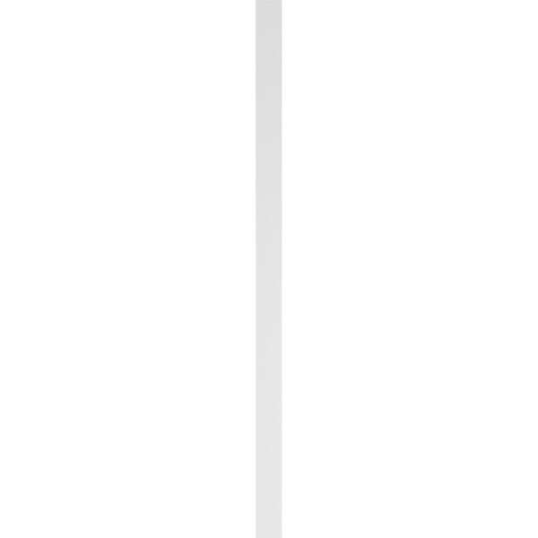 Ekena Millwork Flat Panel PVC Pilaster w/Standard Capital & Base, 5W x 102H x 2P, PR - PILP05X102FP01-2