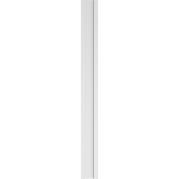 Ekena Millwork Flat Panel PVC Pilaster w/Standard Capital & Base, 8"W x 82"H x 2"P - PILP08X082FP01-2