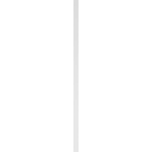 Ekena Millwork Two Equal Raised Panel PVC Pilaster w/Standard Capital & Base, 4"W x 120"H x 2"P - PILP04X120DRP01-2