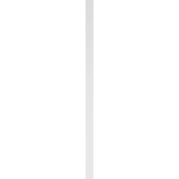 Ekena Millwork Two Equal Raised Panel PVC Pilaster w/Decorative Capital & Base, 4"W x 90"H x 2"P - PILP04X090DRP02-2