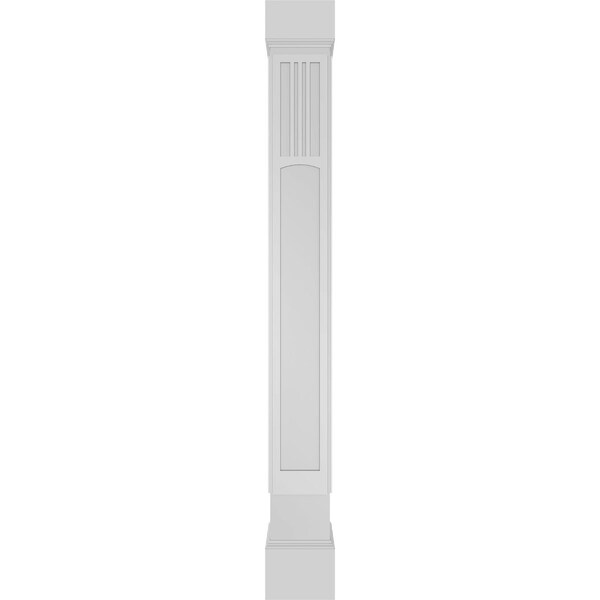 Ekena Millwork Craftsman Classic Square Non-Tapered San Miguel Mission Style Fretwork Column - CC1210ENSMDMIMI