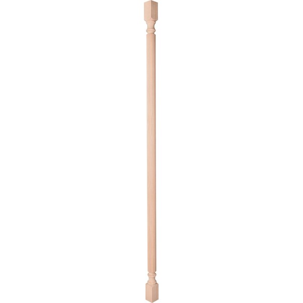 Osborne Wood Products 96 x 3 1/2 Reeded Column in Mahogany - 1656MH