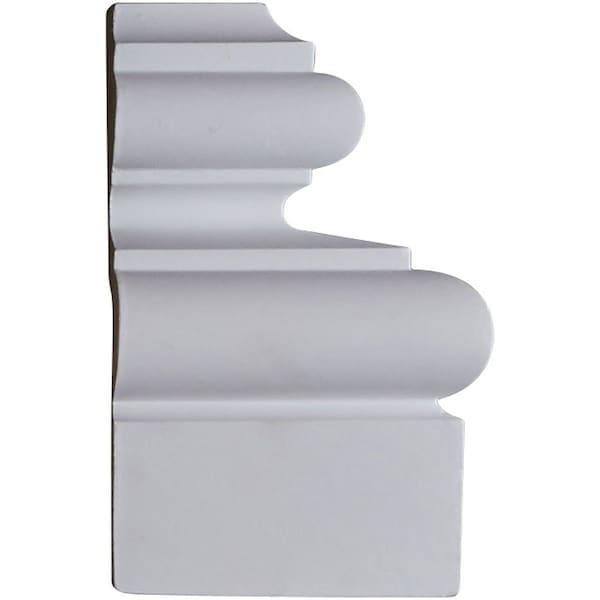 Ekena Millwork 21 1/4"W x 9"H x 5 5/8"P Traditional Base - BASE21X09X05TR