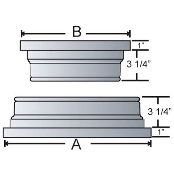 Ekena Millwork Craftsman Classic Square Tapered, Smooth PVC Column, Prairie Capital & Prairie Base - CC1208ETPPRPR