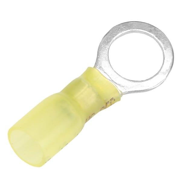 Conector en anillo termocontraíble Pacer 12-10 AWG - Tamaño del perno de 3/8 pulgadas - Paquete de 100 - TE10-38R-100