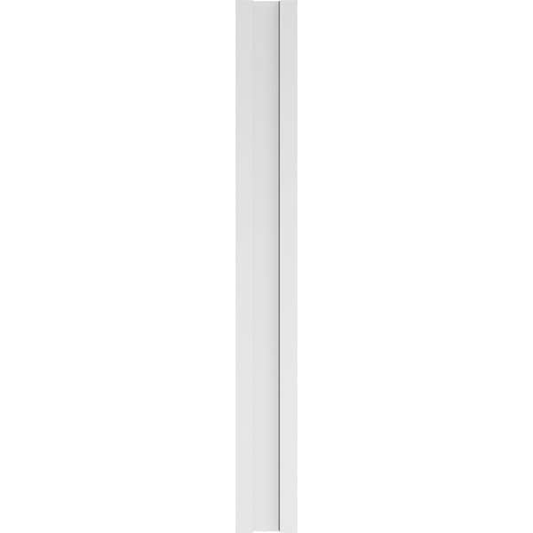 Ekena Millwork Raised Panel PVC Pilaster w/Standard Capital & Base, 7"W x 60"H x 2"P - PILP07X060RP01-2