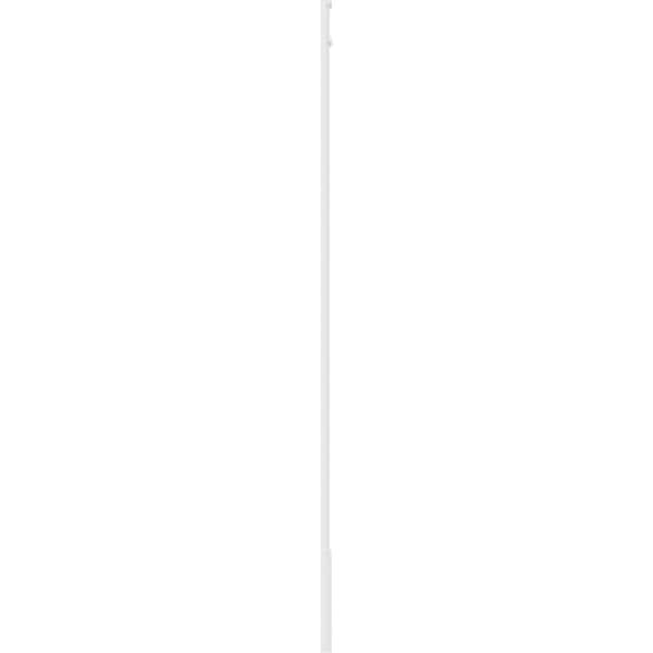 Ekena Millwork Plain PVC Pilaster w/Decorative Capital & Base, 9"W x 120"H x 2"P - PILP09X120SM02-2