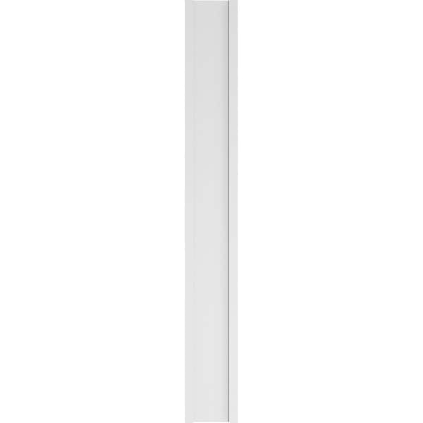 Ekena Millwork Flat Panel PVC Pilaster w/Decorative Capital & Base, 12W x 96H x 2P, PR - PILP12X096FP02-2