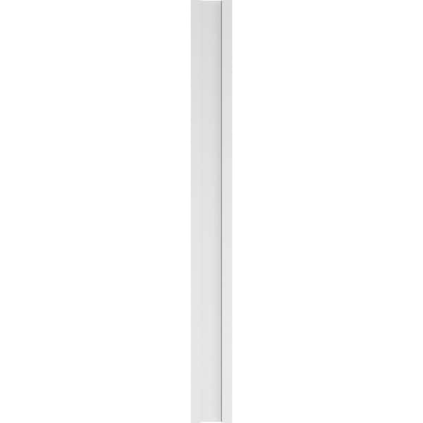 Ekena Millwork Two Equal Raised Panel PVC Pilaster w/Standard Capital & Base, 8W x 82H x 2P, PR - PILP08X082DRP01-2