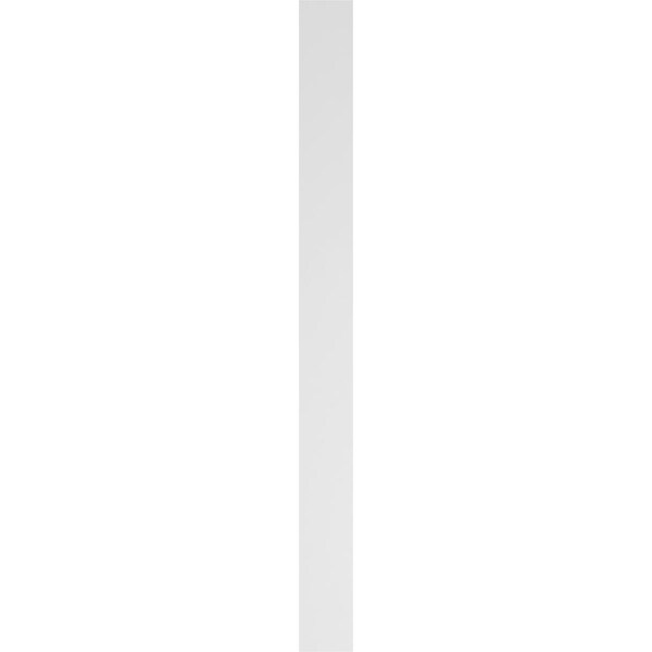 Ekena Millwork Flat Panel PVC Pilaster w/Standard Capital & Base, 6"W x 72"H x 2"P - PILP06X072FP01-2