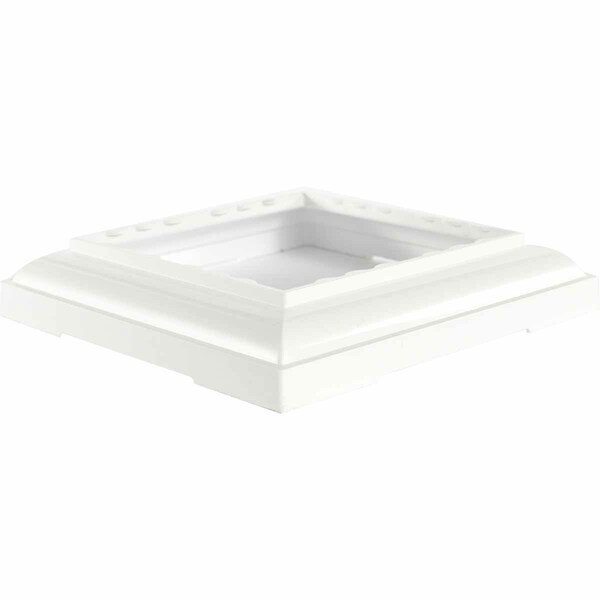 Ekena Millwork Standard Capital & Base for 12" Endura-Aluminum Fluted Square Columns, Textured Bronze Finish - EA12SSENSETU