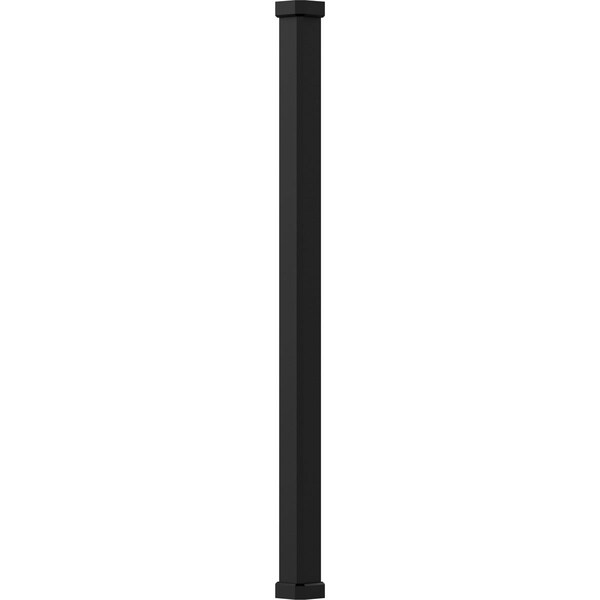 Ekena Millwork 6" x 8' Endura-Aluminum Craftsman Style Column, Square Shaft (Load-Bearing 20,000 lbs) Non-Tapered - EA0608ENPSDCRCR