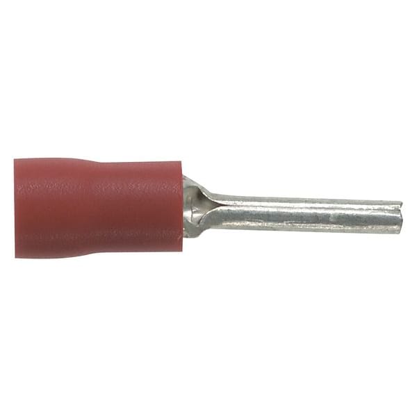 Terminal de perno de vinilo de 22-18 AWG de Panduit, longitud de perno de 0.47", paquete de 100 unidades - PV18-P47-CY