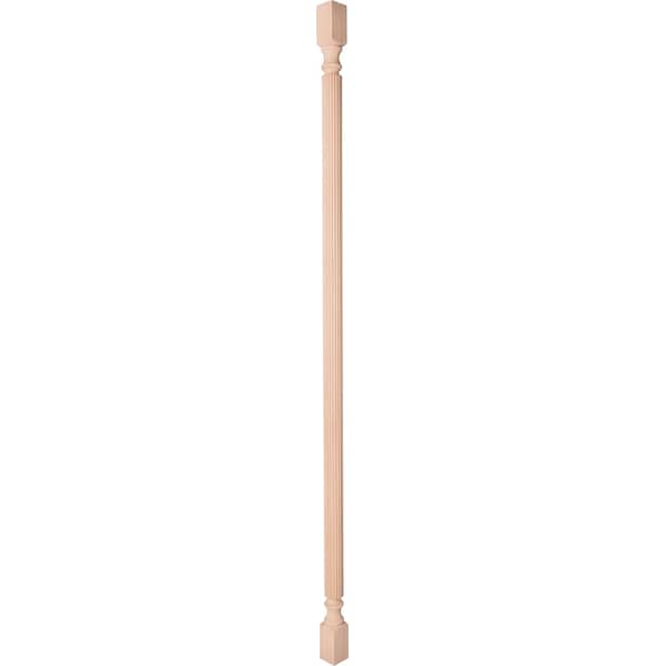 Osborne Wood Products 96 x 3 1/2 Reeded Column in Alder - 1656A