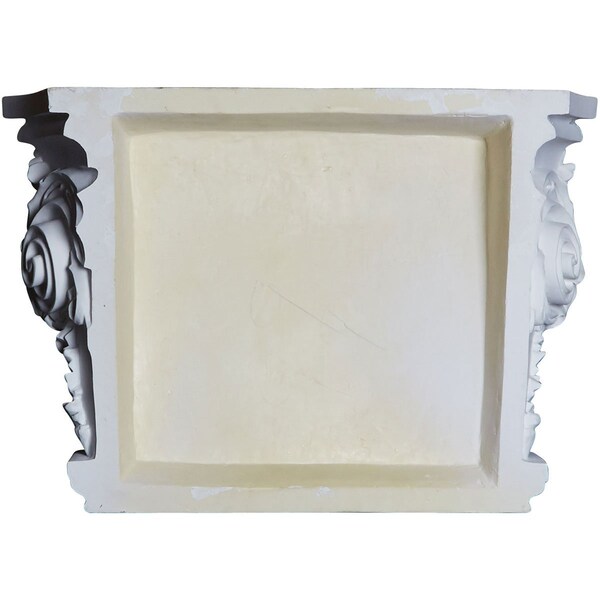 Ekena Millwork 26 7/8"W x 17 1/2"H x 2 5/8"P Rose Capital (Fits Pilasters up to 19 1/4"W x 2 5/8"D) - CAP26X17X02RO