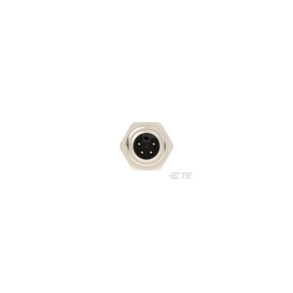 Te Connectivity M12 Macho de Montaje Trasero L 4P+Pe Soldadura Pcb - T4140L12051-000