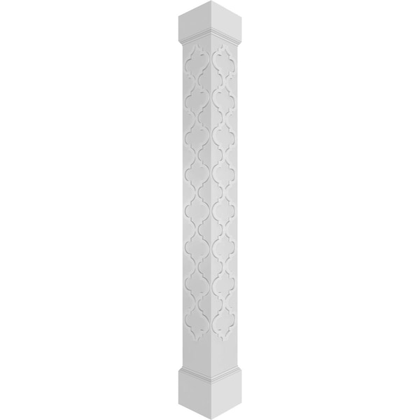 Ekena Millwork Craftsman Classic Square Non-Tapered Large Marrakesh Fretwork Column - CC1208ENMKLMIMI