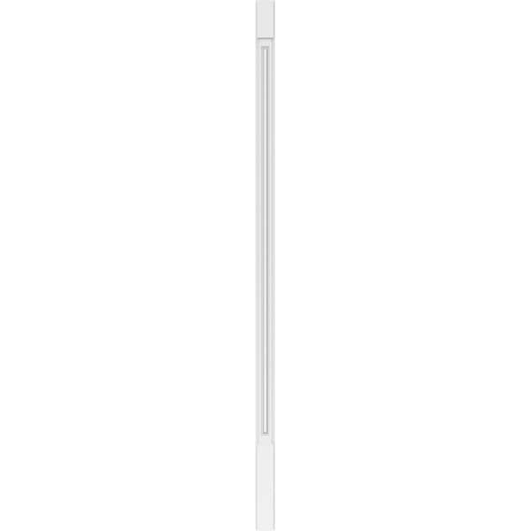 Ekena Millwork Raised Panel PVC Pilaster w/Standard Capital & Base, 4W x 108H x 2P, PR - PILP04X108RP01-2