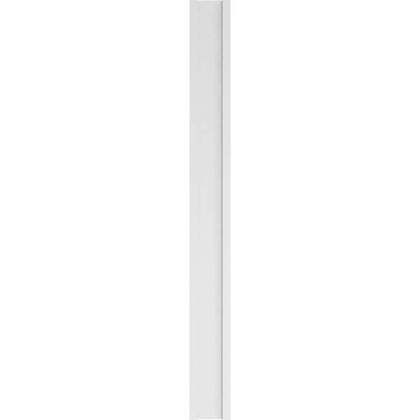 Ekena Millwork Flat Panel PVC Pilaster w/Standard Capital & Base, 10"W x 102"H x 2"P - PILP10X102FP01-2