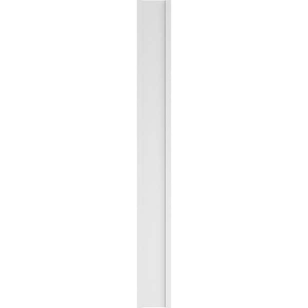 Ekena Millwork Two Equal Raised Panel PVC Pilaster w/Standard Capital & Base, 12W x 108H x 2P, PR - PILP12X108DRP01-2